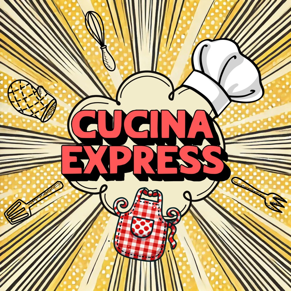 Illustrazione MammaExpress a tema cucina e meal prep